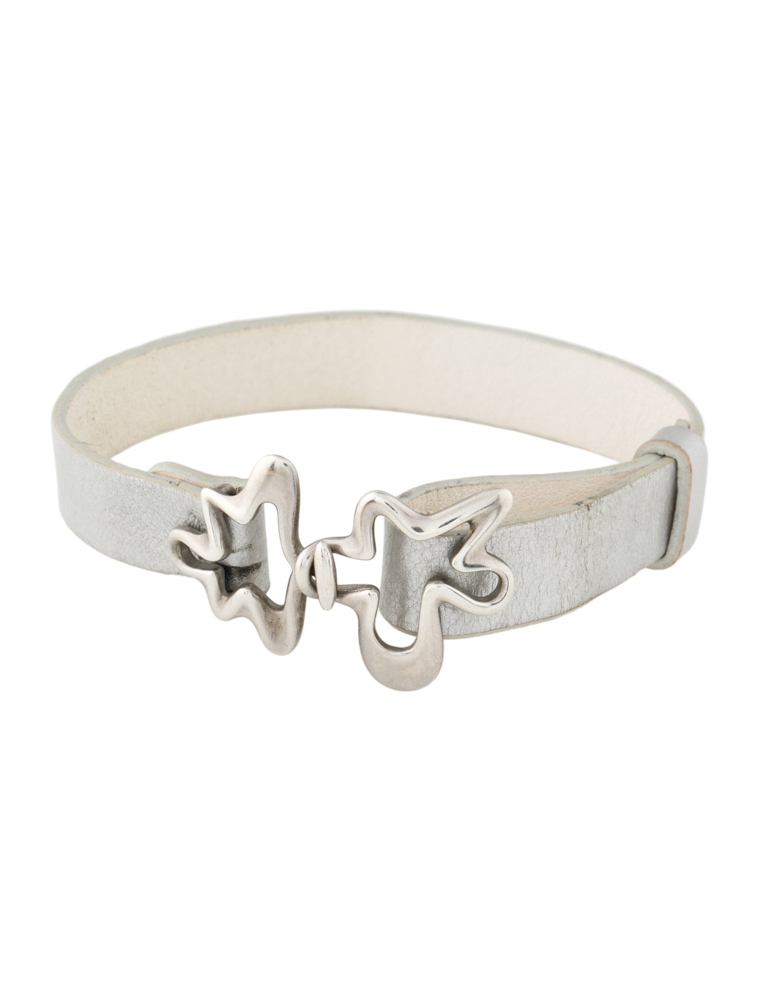 Georg Jensen Leather Splash Wrap Bracelet